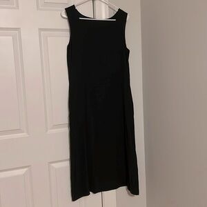 Black 100%silk dress